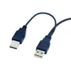 USB 2.0 A MĘŻCZYZNA DO M-M Z KABELEM ZACISKI DUAL DOUBLE PINTER DRINTRE DO PRZETWARNEGO OBUDOWANIA HDD 80CM