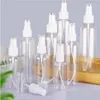 Butelki opakowania samochodu 5 ml 10 ml 20 ml 30 ml 50 ml 60 ml 80 ml 100 ml plastikowej butelki sprayu napełnieniem butelki na pojemnik na zwierzaka Dostawa biuro Schoo DHEGB