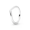 925 Silver Women Fit Pandora Ring Original Heart Crown Fashion Rings Authentic Ring Zircon Sparkling Wishbone