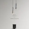 Lampy wiszące minimalistyczny żyrandol nowoczesny sypialnia salon telewizja tła Ściana światła sklepu szafka nordycka oświetlenie osobowości