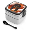 Dinnerware Sets Spartan - What We Think Become Double Layer Bento Box Salad Portable Picnic Race Aroo Sport Spart