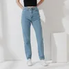 Women's Jeans Wixra Basic Women Jeans Harem Pants Plus Size Female Streetwear Vintage Quality High Waist Femme Long Denim Trousers 230303