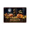 Halloween Gifts Metal Decoratief Plaque Halloween Party Tin Sign Farm Poster Board Modern Home Wall Art Cafe Home Decor Gepersonaliseerd Tin Sign Maat 30x20 W01