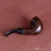 Smoking Pipes Mini ebony ebony small cigarette bending hammer can remove the filter core and carry the palm pipe.