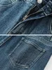 Women's Jeans FSLE Retro Versatile High Waist Straight Jeans Women Casual Straight Tube Tall Thin Pants Cozy Classic Female Jeans 230303