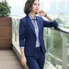 Women's Suits & Blazers Formal Pant Autumn Winter 2023 Office Suit For Women Business Work Plus Size 2 Piece Pants Blazer Set Female 4XL