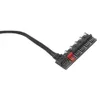 Adattatore del controller di velocità splitter per mozzo del ventilatore a 5 porte per accessori per cavi per computer di raffreddamento a 4 pin Pwm di raffreddamento PWM