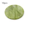 Makeup Brushes Green Artificial False Eyelash Extension Glue Jade Stone Holder Pallet Round Flat Adhesive For GlueMakeup