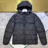 Herrjacka Vinterdunrock designerjackor Windbreaker ankdun bokstavsbroderi Tjock Varm parka Casual Fashion