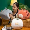 Cartoon animal warm hand plush pillow toy office lunch break pillow student lunch lying pillow Free UPS