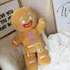 Plush Dolls 3060cm Cartoon Cute Gingerbread Man Plush Toys Pendant Stuffed Baby Appease Doll Biscuits Man Pillow Reindeer for Kids Gift 230303