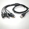 5 em 1 Cabo de alimentação do carregador para USB para SP/3DS/NDSLITE/Wii U/PSP Console de jogo 1,2m