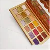 Eye Shadow New 18 Colors Pumpkin Eyeshadow Palette Makeup Christmas Classic Spice Matte Shimmer Drop Delivery Health Beauty Eyes Dhfo3
