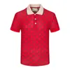 Polo estiva di marca di abbigliamento di design di lusso Polo da uomo casual moda lettera T-shirt High Street uomo polo camicie