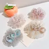 16058 Children Lace Bowknot Crown Hair Clip Sweet Bobby Pin Baby Girl Pincess Barrette Side Hairclip Hair Accessories