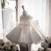Robes de fille Robe d'anniversaire bébé fille vert moelleux robes de fille de fleur pour les mariages enfants princesse robe de bal baptême espagnol robe de fille de bébé