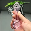 2023 Europe and Americaglass pipe bubbler smoking pipe water Glass bong Thickened snowflake filter glass pipe