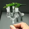 2023 Europe and Americaglass pipe bubbler smoking pipe water Glass bong Transparent catapult glass adapter 10mm