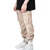 Pantalons pour hommes Joggers amples couleur unie piste pantalons décontractés mode sport grande taille automne hiver poches Joggers1 Boun22