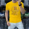 Herren-T-Shirts 2023 Sommer neues Herren-Kurzarm-T-Shirt mit Rundhalsausschnitt bedrucktes Herren-Top-T-Shirt dünn und sofortige Lieferung