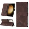 Skin Feel Leather Wallet Cases for Samsung S23 PLUS A73 A33 A53 A14 A13 A54 A34 5G A04E S21FE S22 Ultra Slot Book Holder Card Flip Cover