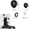 Altre forniture per feste di eventi Pacchetto catena di palloncini in lattice nero decorazione per feste di compleanno matrimonio per adulti 230302