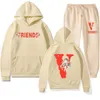 Casual fashion friends Angel big V loose Hoodie Top Hoodie suit men's and women's sweater