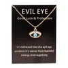 In Bulk Blue Devil's Eye's Oye Cionclaces Collane da donna Eviti Evili Collana Gioielli regalo di compleanno con carta