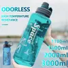 Water Bottles 1000ML-3000ML Super-large Outdoor Capacity Water Bottle With Straw Sports Space Cup Portable Water Cup Air Shaker Bottle 230303