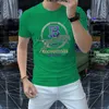 Herren-T-Shirts 2023 Sommer neues Herren-Kurzarm-T-Shirt mit Rundhalsausschnitt bedrucktes Herren-Top-T-Shirt dünn und sofortige Lieferung
