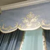 Tende per tende per soggiorno, sala da pranzo, camera da letto, velluto, nappe di lusso, stile europeo, studio, villa, finestre, porta, altezza, ombreggiatura, jacquard