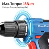 Dongcheng Professional Practical Home Kit Electric Cordless Driver Drill Tool Set