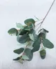 Decoratieve bloemen Kunstmatige bessen groene eucalyptus takken nep fruit fruit blad voor thuiswinkel bruiloft bloemen arrangement decoratie