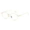 Lunettes de soleil rondes lunettes cadre dames luxe diamant décoration lunettes classiques femmes optique métal plaine lunettes 52173 lunettes de soleil