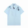 Moda Hawaii Floral Print Beach Circhas de praia masculino Camisa de boliche de seda casual Tshirts Hawaiian Men verão Manga curta Camisa de vestido solto M-3xl