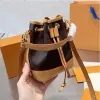 2024 Bolsas de designer de luxo Mulheres bolsas de noite bolsa nano noe bolsa de ombro de couro bolsas de crossbods bolsas mini -balde de bolsa feminina carteira de carteira preço por atacado