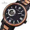 Wristwatches BOBO BIRD Men Wood Stainless Stee Automatic Mechanical Wristwatch 2023 Top Valentine's Day Gifts For Dropship