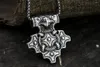 Colares pendentes mitologia antiga nórdica Titanium Steel Viking Thunderhammer Raven Nightclub Hip Hop