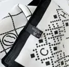 Classic Designer Brand Scarves Silk Scarf Black White Luxury Pannband Fashion Print Letter Gift 53x53cm