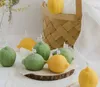 1pc Lemon Shape Scented Handmade Fruit Candle Natural Fragrance Home Decoration