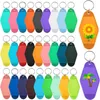 Keychains Pcs Vintage Motel Keychain Blank For Vinyl DIY Crafting Luggage Tag Label MakingKeychains