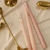 Bougie parfumée en gros pour banquet de mariage, grand cône de 25cm de long, bougie parfumée pour dîner, bougies violettes romantiques pour l'intérieur