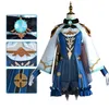 Anime Costumes Anime Genshin Impact Cosplay Cosplay Come Sacharose Pargs Suit Dress Mundur Halloween Party Strój dla kobiet Pełny zestaw Z0301