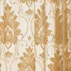 Zasłony zaczerwienienie aksamitu aksamitne Balkon European European Style Curtains for Living Jadal Room Sypialnia Kuchnia Kuchnia