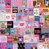 Confezione regalo SL/65 pezzi adesivo ragazza rosa per planner scrapbooking cancelleria decalcomanie impermeabili laptop per bambini