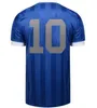 1978 1986 Retro Arjantin Futbol Formaları Klasik Vintage Maradona Futbol Gömlek Riquelme Crespo Tevez Ortega Camisa de Foot Jersey