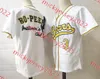 #3 Kelly Leak The Mad News Bears Baseball Jerey Mens Youth costurou #12 Tanner Boyle Chicos Bails Let Letter Ring Film Jerse0110