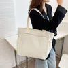 Avondtassen damesmode schouder 2023 canvas grote draagtas Japanse corduroy shoppers handtassen student designer boekzak bolsas