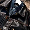 Herrenjacken Brando Asian Size Schneiderung echt 506xx Super hohe Qualität Italienisch Batik Leder Classic Retro Tooling Denim Jacke Typ1