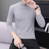 Men's Sweaters Long-sleeved T-shirt Autumn And Winter Korean Knitted Sweater Warm Clothes Thin Bottoming Shirt Men